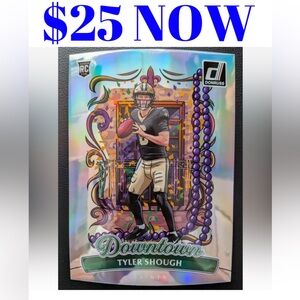 Tyler Shough 2025 OVERSIZED JUMBO Downtown Rookie RC NFL Football Card